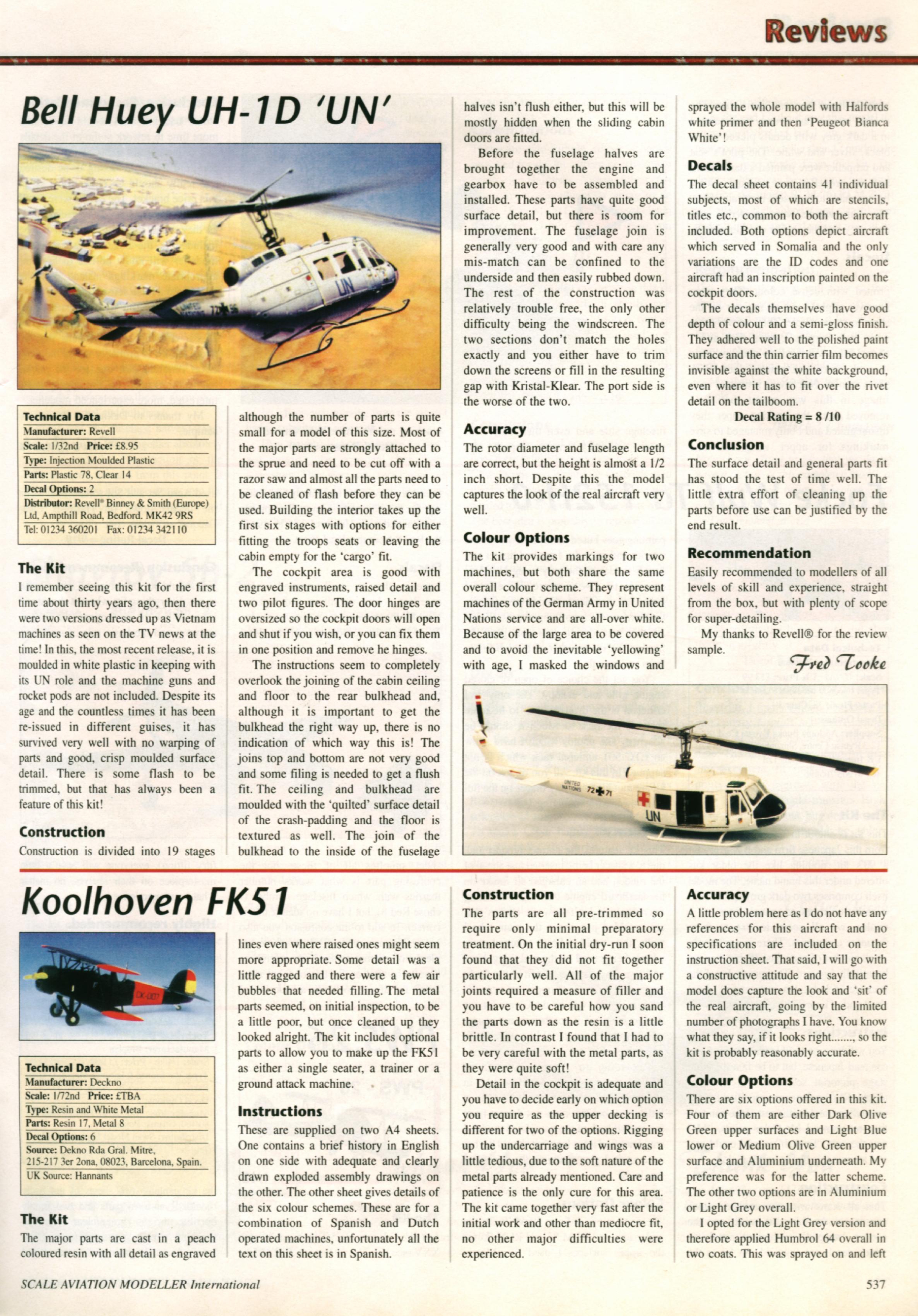 Scale Aviation Modeller International 1997-09